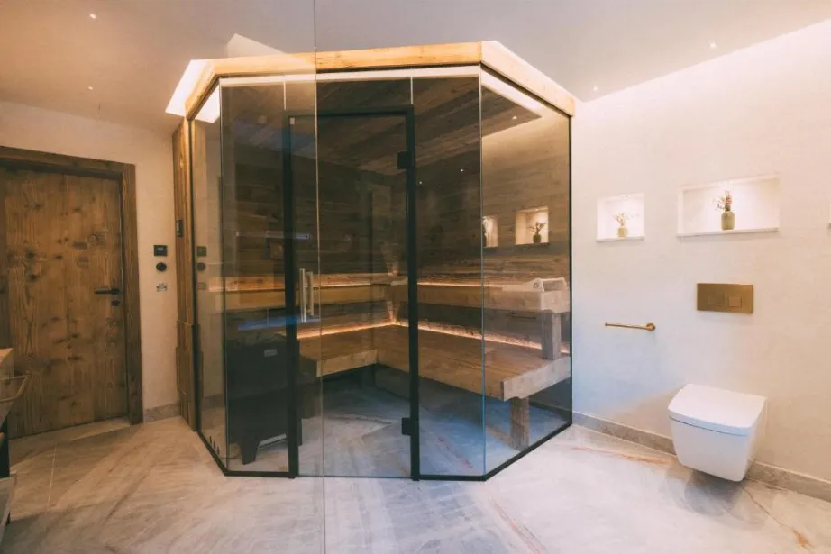 Badezimmer, Sauna